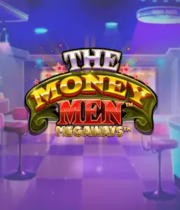 Изображение игрового автомата The Money Men Megaways от Pragmatic Play, демонстрирующее динамичный городской пейзаж с элементами хип-хоп культуры. В центре кадра расположены символы слота: золотые украшения, крутые автомобили и персонажи, исполняющие рэп жесты, формирующие атмосферу настоящего хип-хоп выступления. Логотип игры The Money Men Megaways расположен в верхней части изображения, подчеркивая тематику и стиль игры.